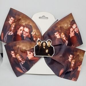 Twilight Print Hair Bow